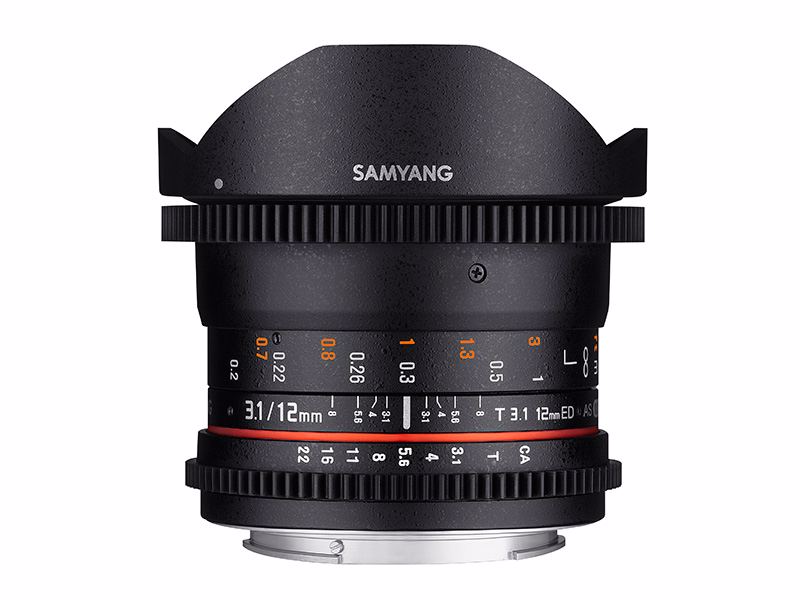 Samyang 12mm T3,1 Fisheye VDSLR FF X