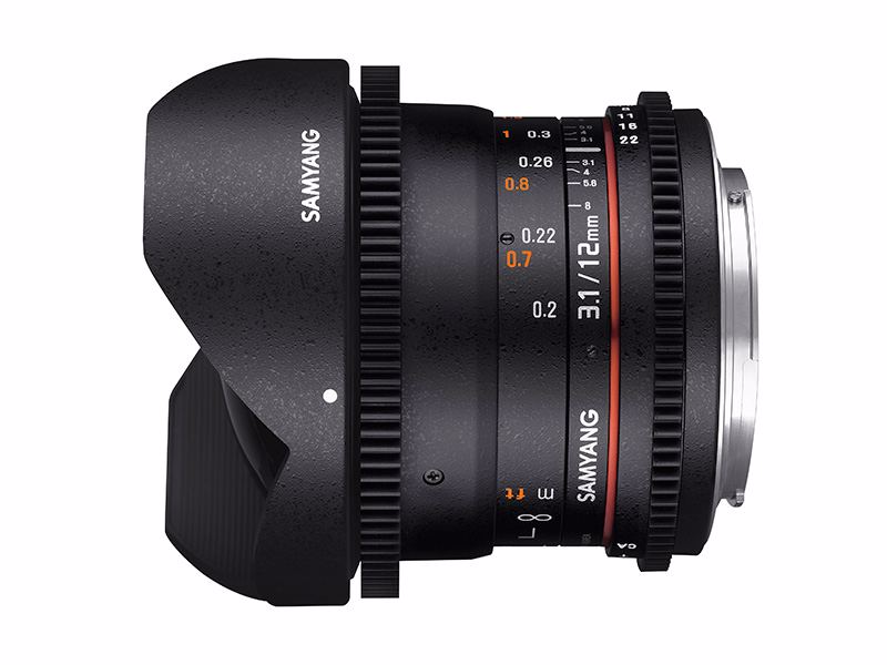 Samyang 12mm T3,1 Fisheye VDSLR FF X