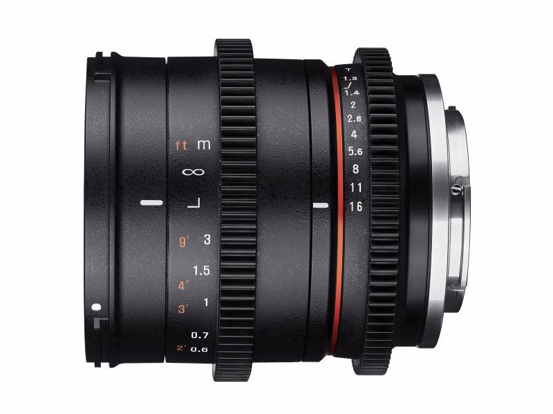 Samyang 35mm T1,3 VDSLR Cine Xuji X, 