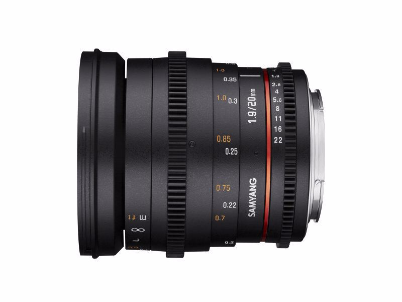 Samyang 20mm T1,9 VDSLR NikonF