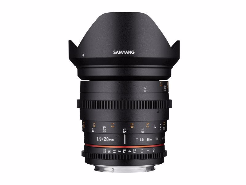 Samyang 20mm T1,9 VDSLR Sony E