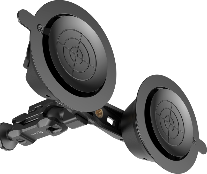 SMALLRIG 3566 Suction Cup Portable Dual with Camera Mou