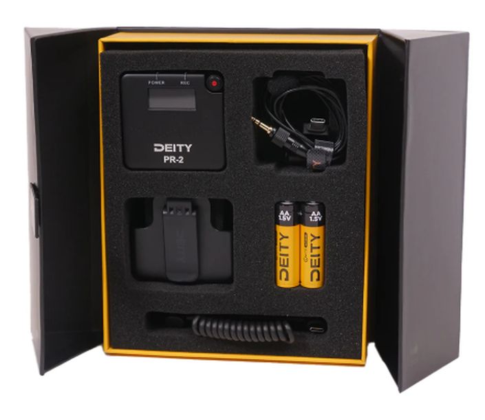 Deity PR-2 Stereo Pocket Recorder with Lavalier Mic
