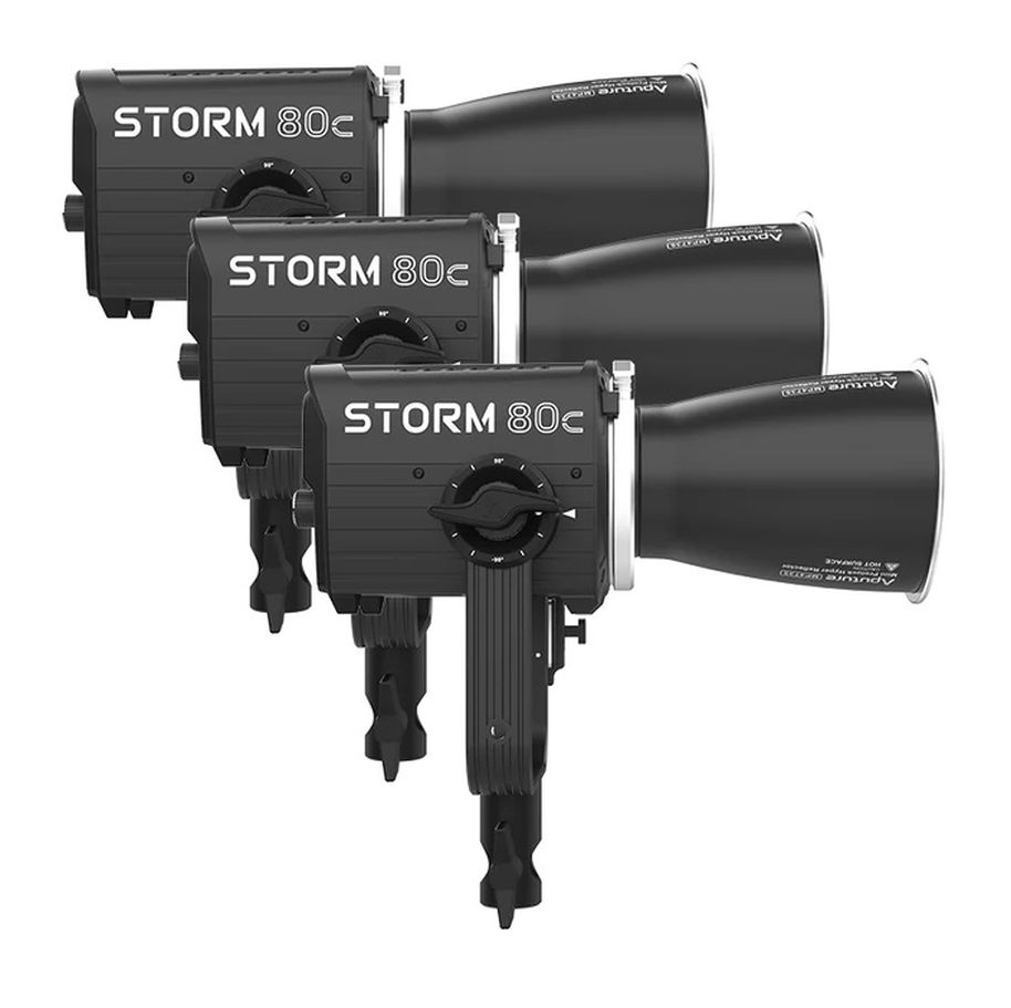 Aputure Storm 80C 3-light Kit