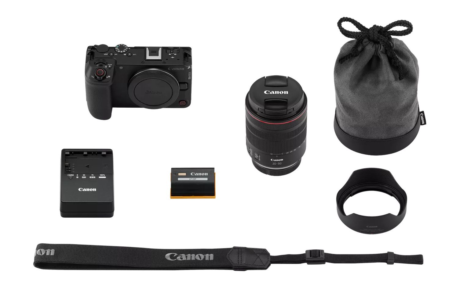 Canon EOS R6 V Body ja RF 20-50mm F4L IS USM PZ 