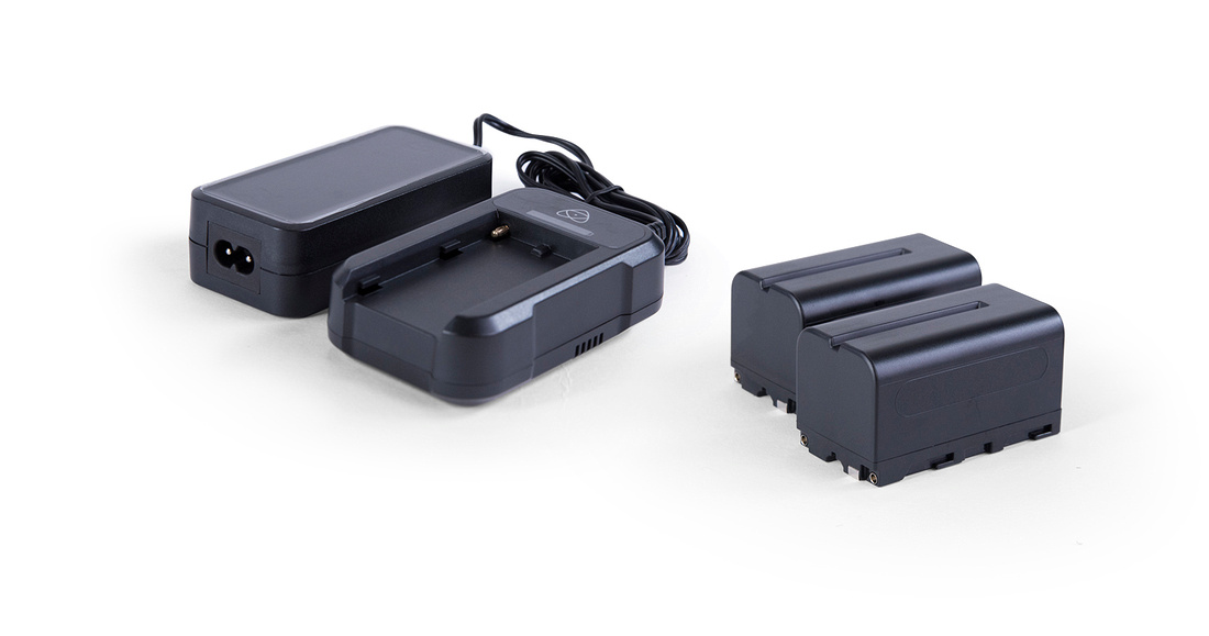 Atomos Power Kit 2 akkua ja laturi