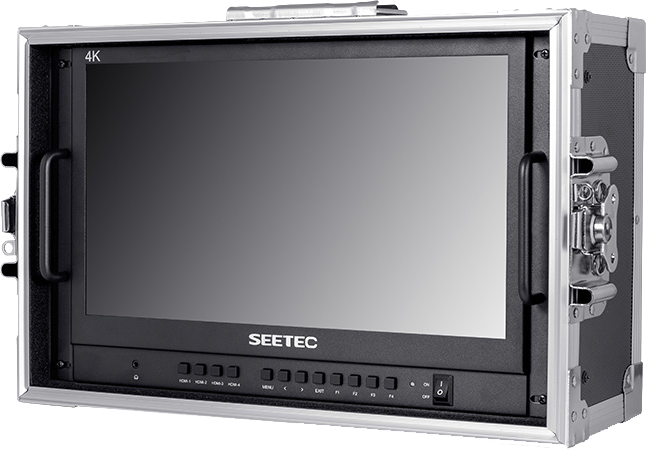 Seetec Atem156 4 HDMI 15.6 kantolaukussa