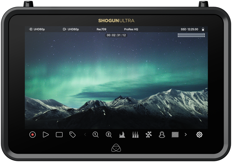 Atomos SHOGUN ULTRA 7-inch HDR Monitor-Recorder 8K RAW
