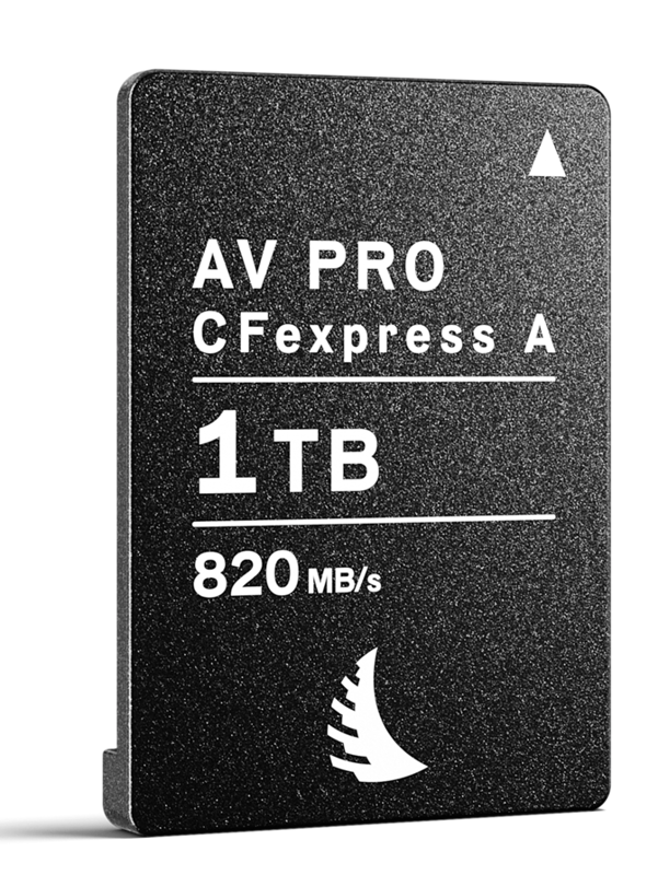 Angelbird CFexpress AV PRO R820/W730 (Type A) 1TBCFexpress Type A card is engineered for use with Sony Alpha and FX cameras.