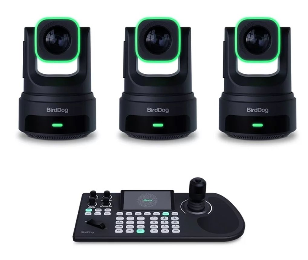 BirdDog X4E Ultra Black 3x BDX4EUB + 1x BDKBD Combo