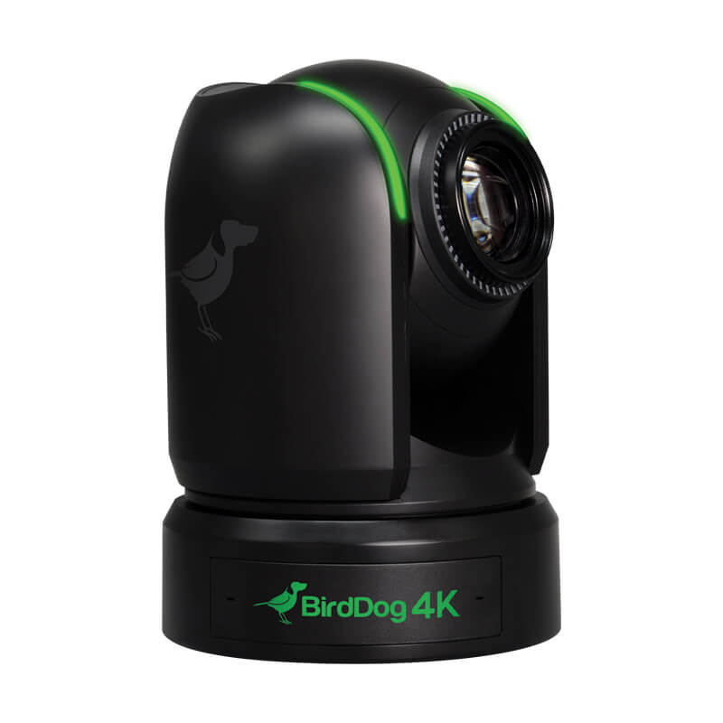 BirdDog P4K Black. 4K 10-Bit Full NDI PTZ, 