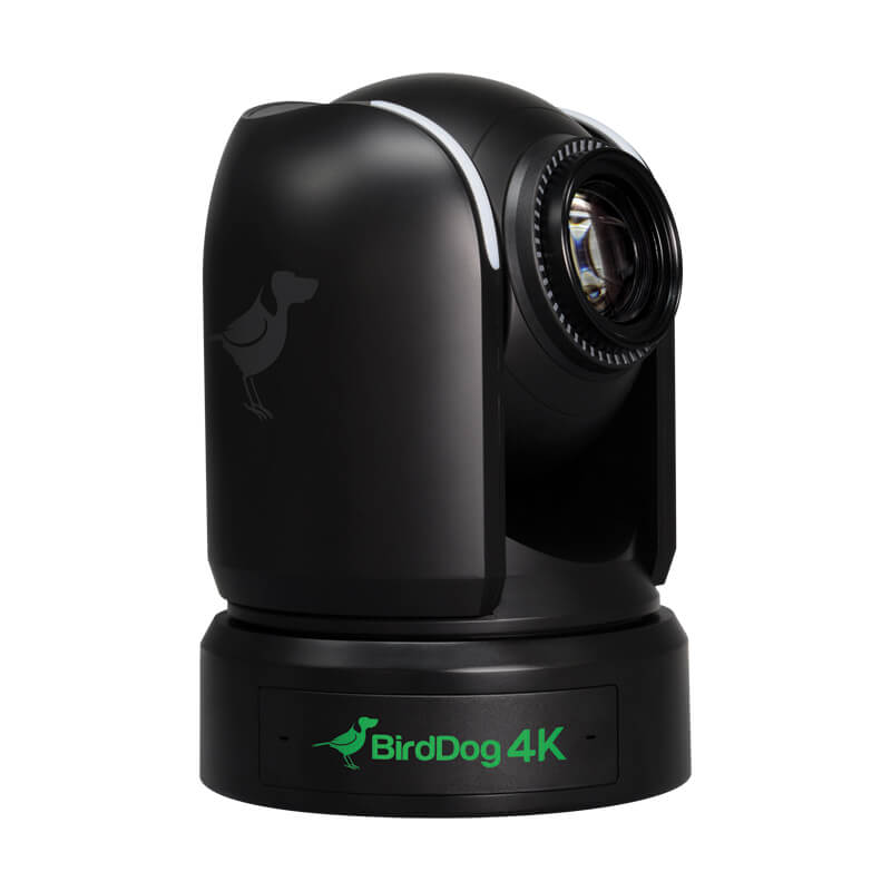 BirdDog P4K Black. 4K 10-Bit Full NDI PTZ, 