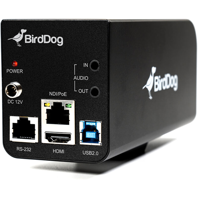BirdDog PF120 1080P full NDI POV camera musta