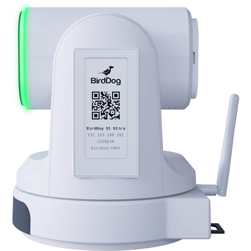 BirdDog X1 Ultra 4K NDI HX3PTZ Camera White