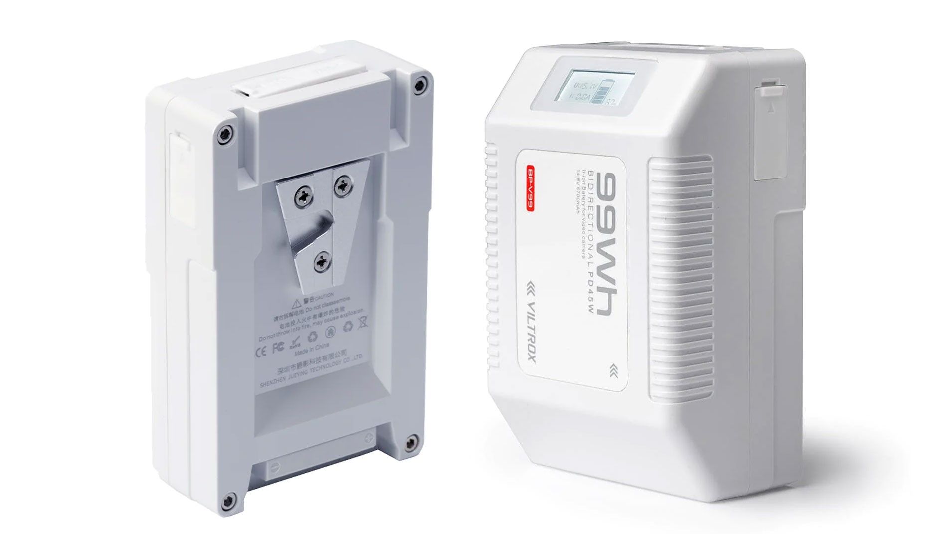 Viltrox BP-V99 6700Mah V-Lock  Litiumakku LCD, USB-C, D-Tap