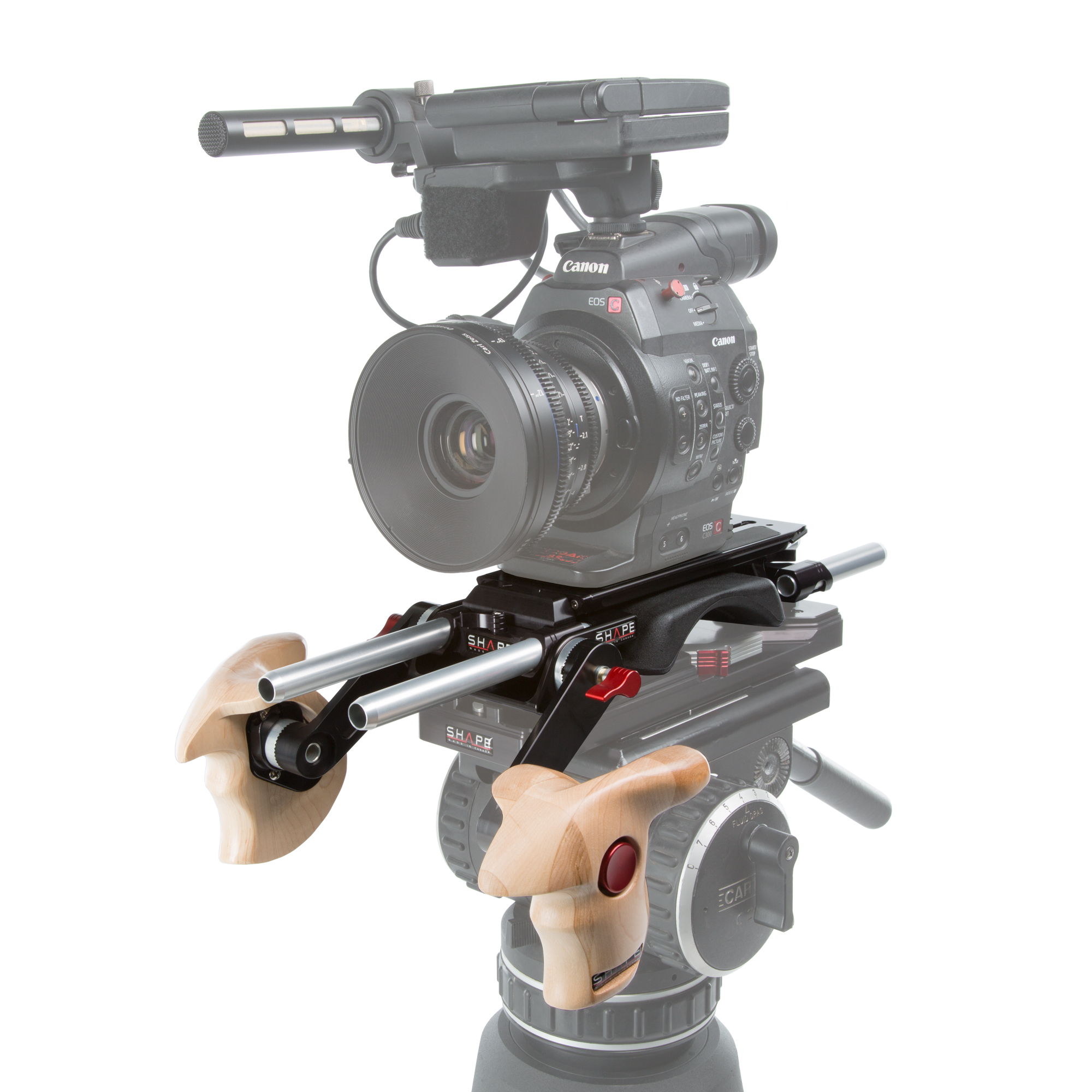 Shape REVOLT VCT BASEPLATE WITH WOODEN HANDLE GRIP
