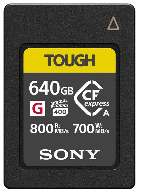 Sony CFexpress Type A 640GB TOUGH muistikortti