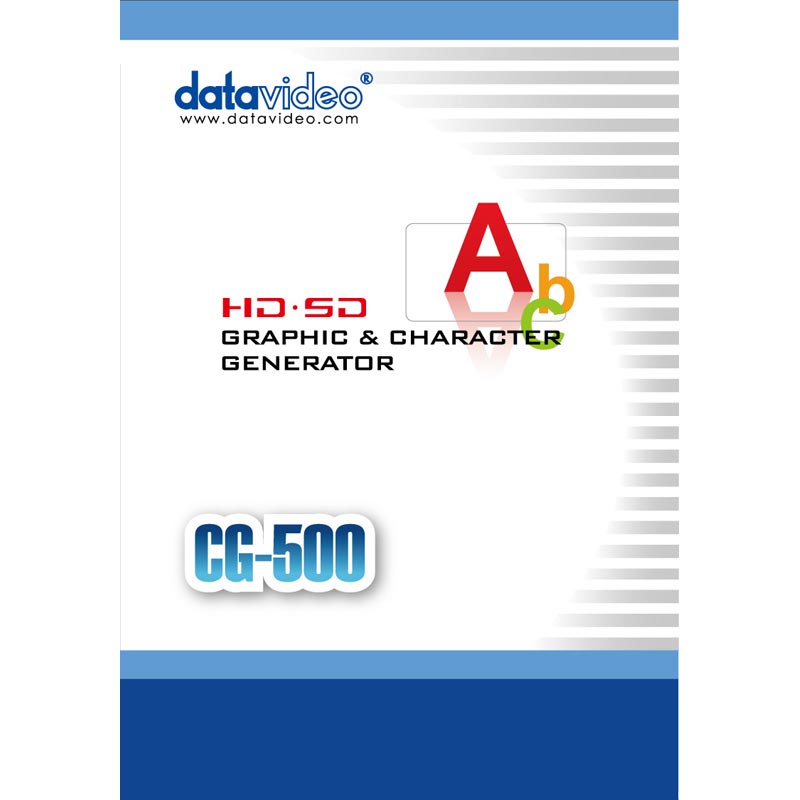 Datavideo CG-500 Teksti generaatori