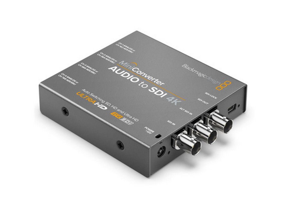 Blackmagic Mini Converter - Audio to SDI 4K