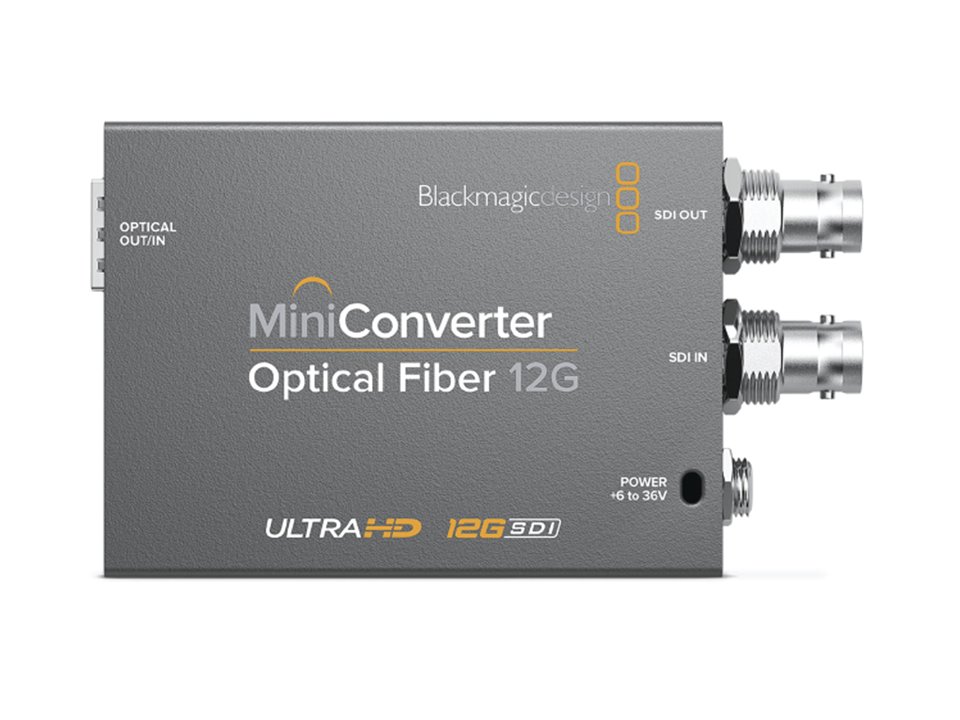 Blackmagic Mini Converter - Optical Fiber 12G