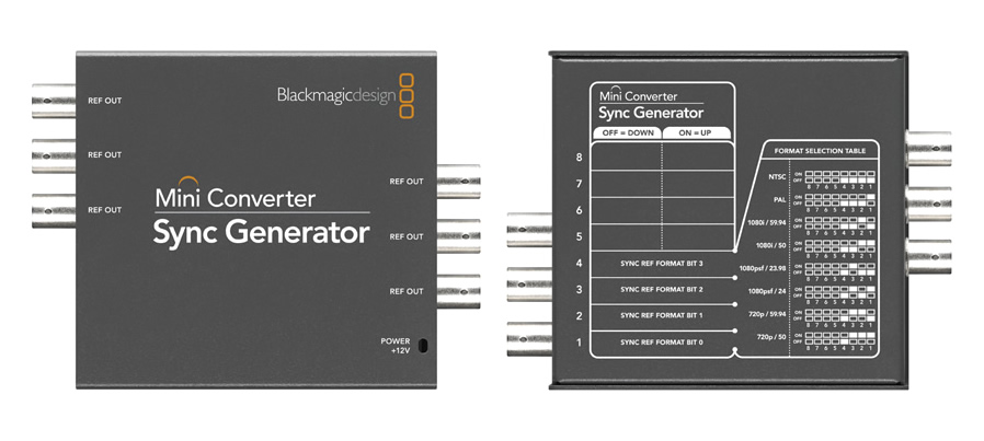 Blackmagic Mini Converter - Sync Generator