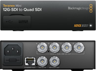 Blackmagic Teranex Mini - 12G-SDI to Quad SDI
