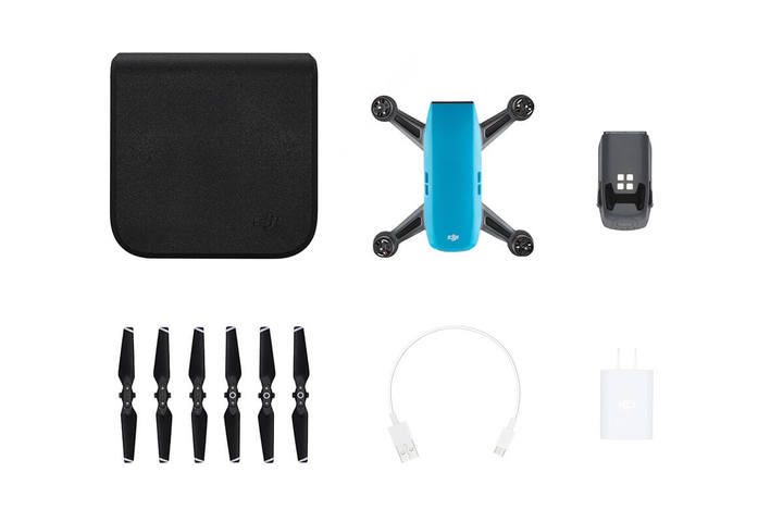 DJI Spark  Minikopteri Sininen