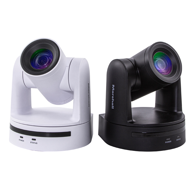Marshall CV605-WH HD PTZ Camera with 3mm-15mm 5x Zoom Lens –