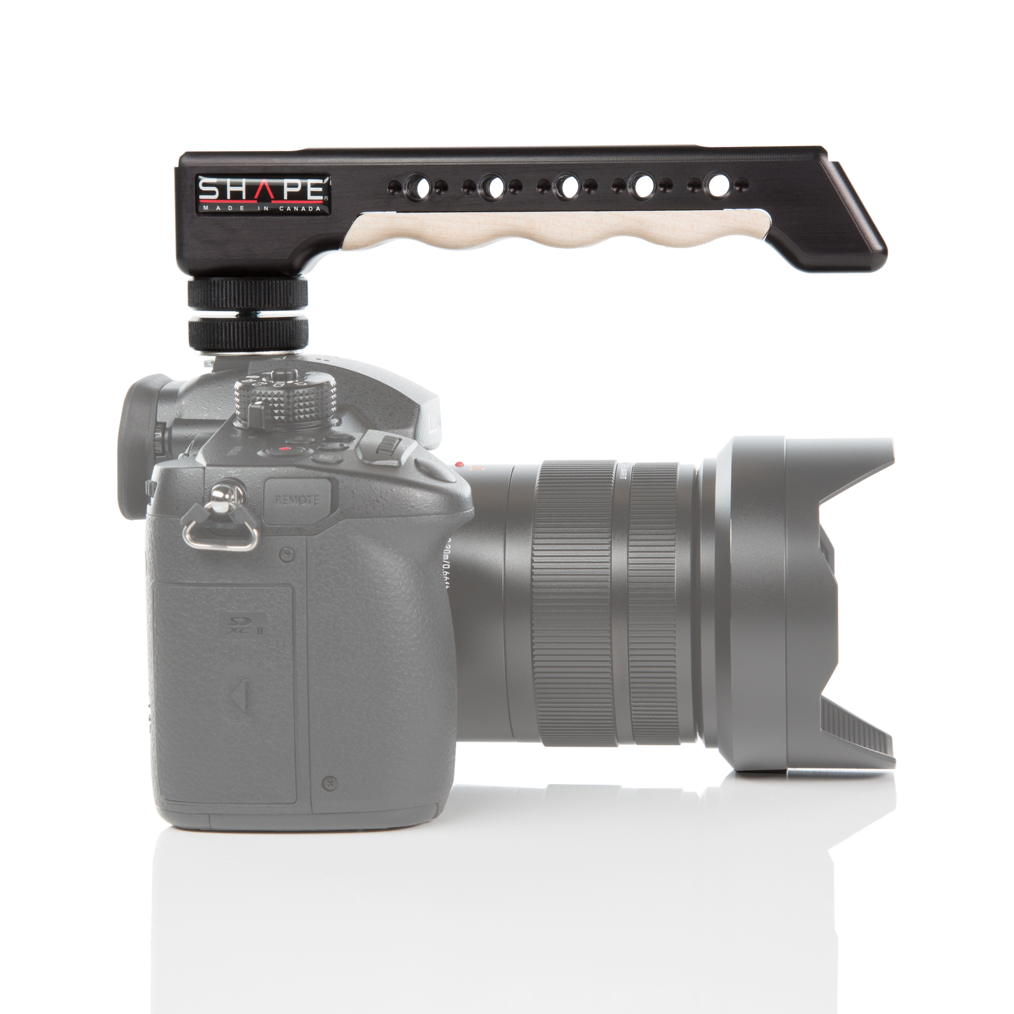 Shape TOP HANDLE FOR DSLR/CAMCORDER WITH HOT SHOE