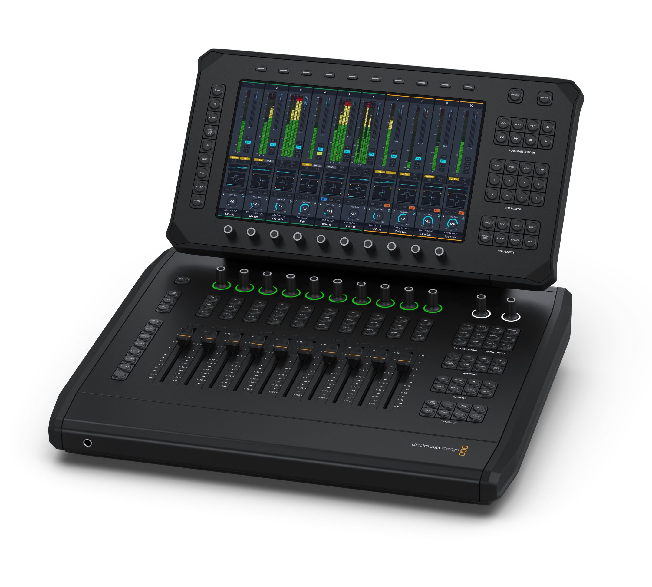 Blackmagic Fairlight Live Audio Panel 10
