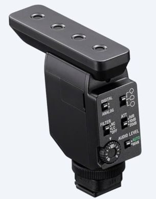 Sony ECMB10 Compact shotgun microphone, Mi Shoe connection