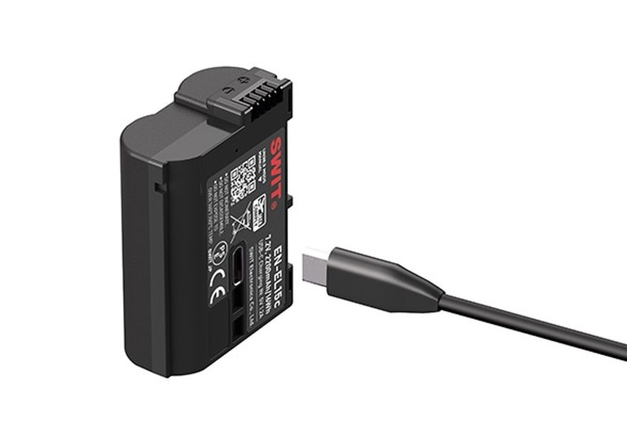 SWIT EN-EL15c | USB-C EN-EL15c longer run-time batt w/indic