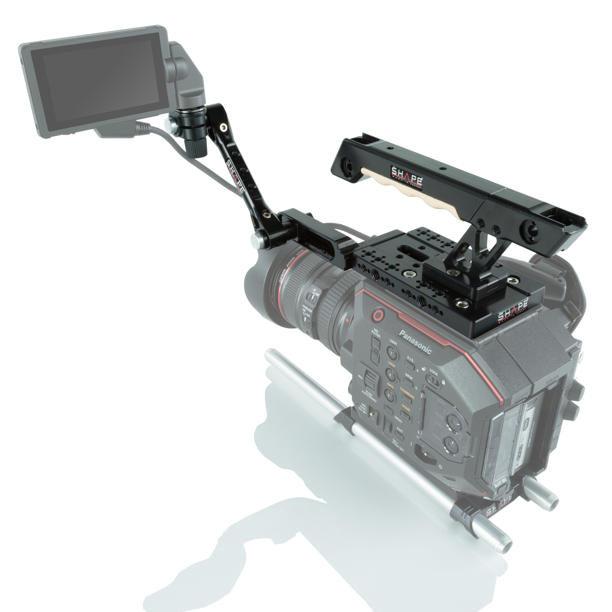 Shape PANASONIC AU-EVA1 TOP PLATE WITH HANDLE & EV