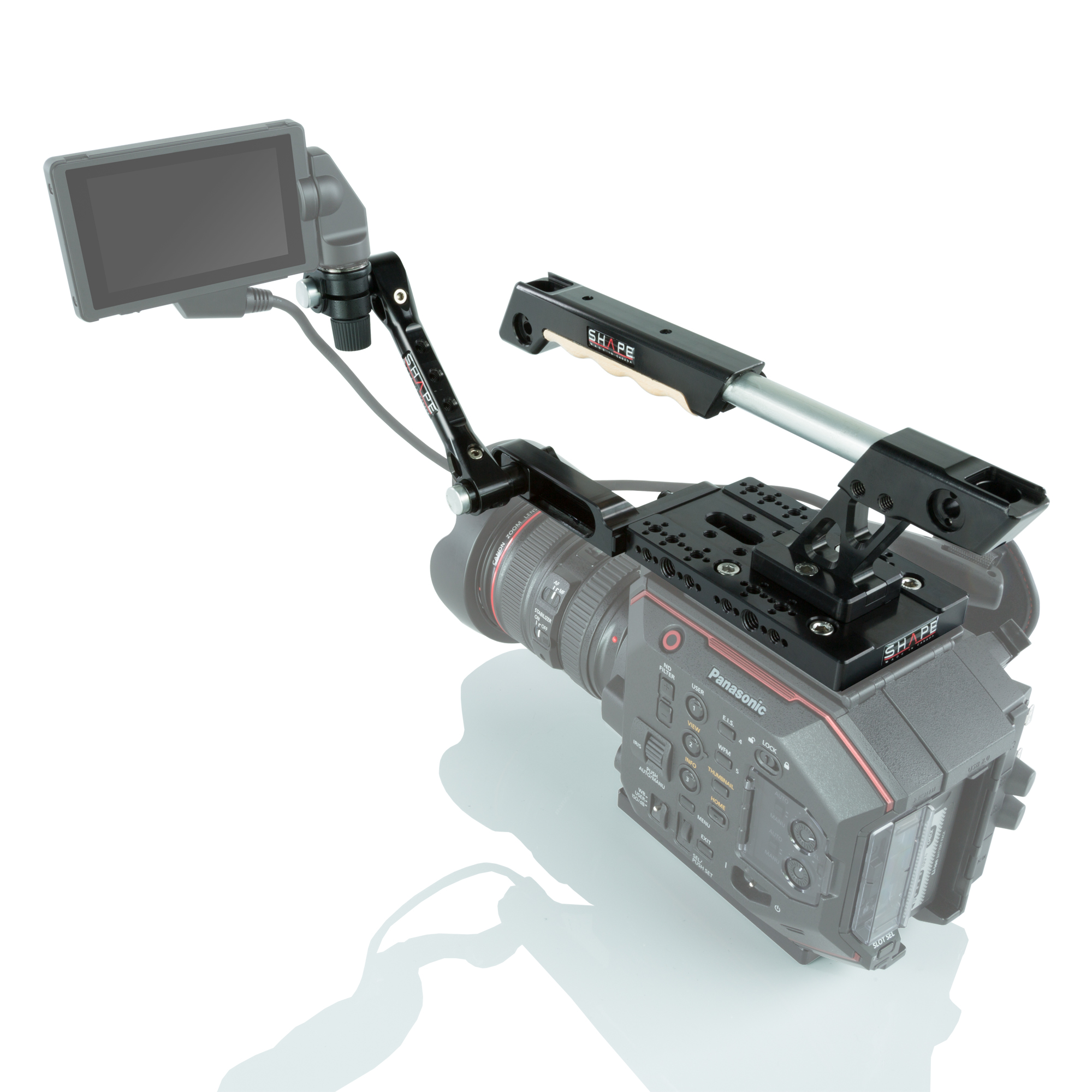 Shape PANASONIC AU-EVA1 TOP PLATE WITH HANDLE & EV
