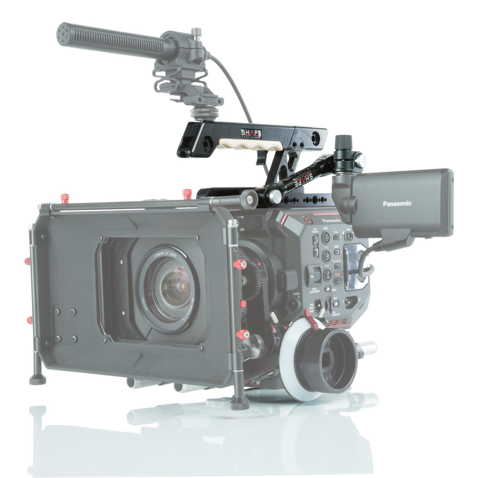 Shape PANASONIC AU-EVA1 TOP PLATE WITH HANDLE & EV