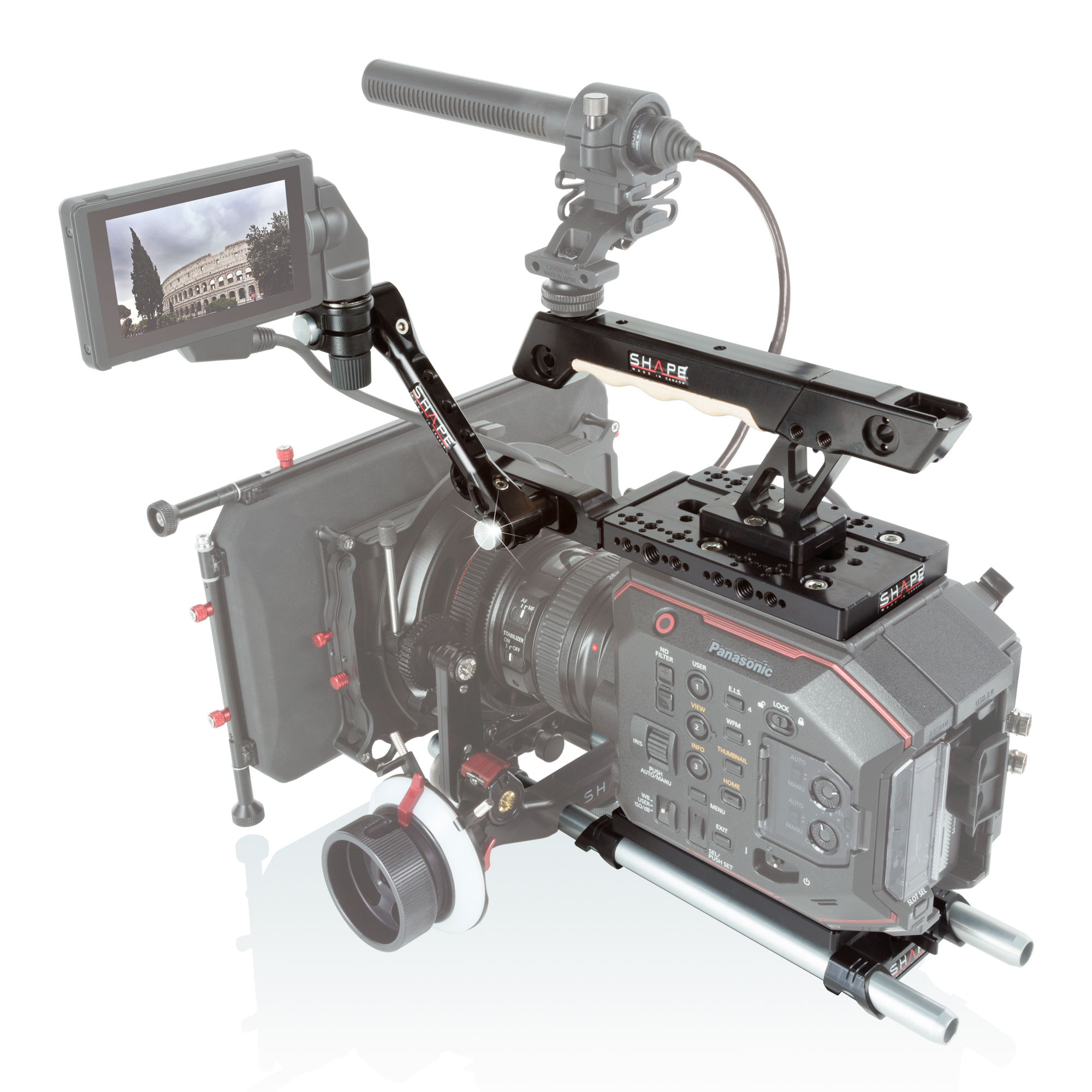Shape PANASONIC AU-EVA1 15MM LW BASE + TOP PLATE W