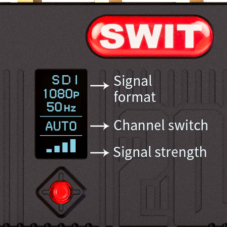 Swit SDI HDMI Videolinkki 600m DV-akku