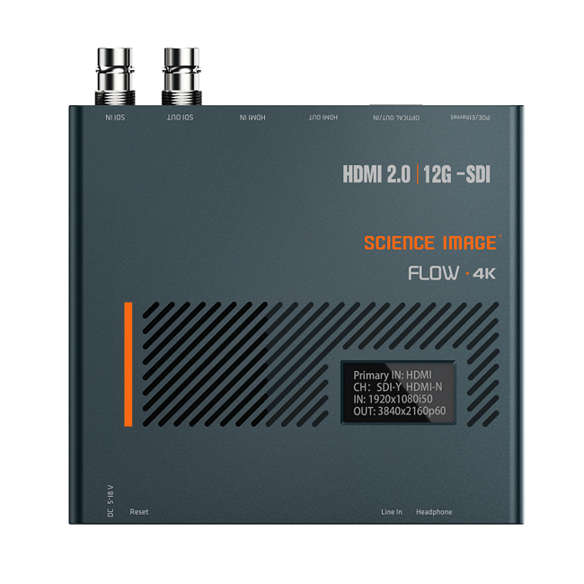 Science Image Flow 4K UpDownCross Converter w/12G-SDI & HDMI