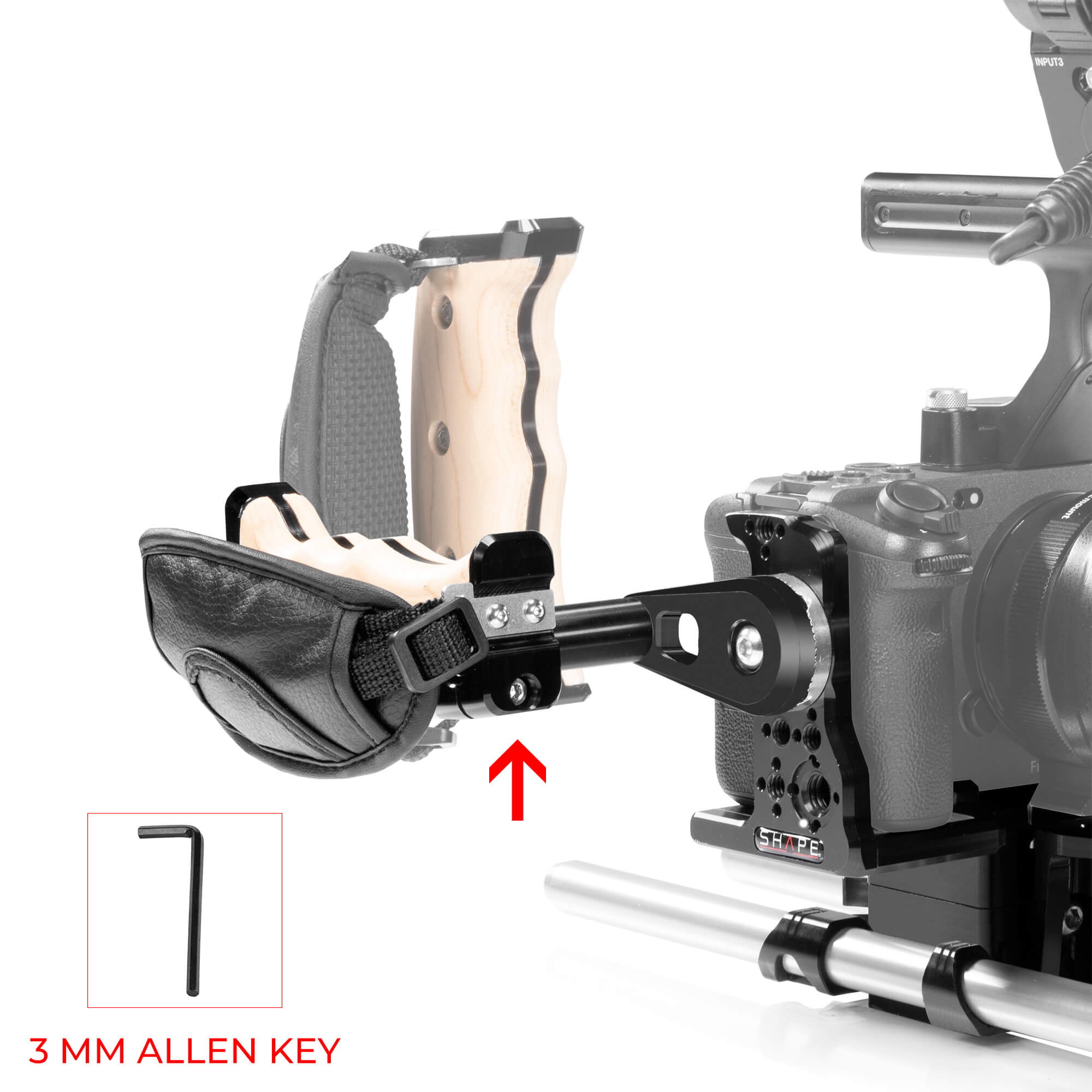 Shape FX3 Cage 15mm LW Rod System