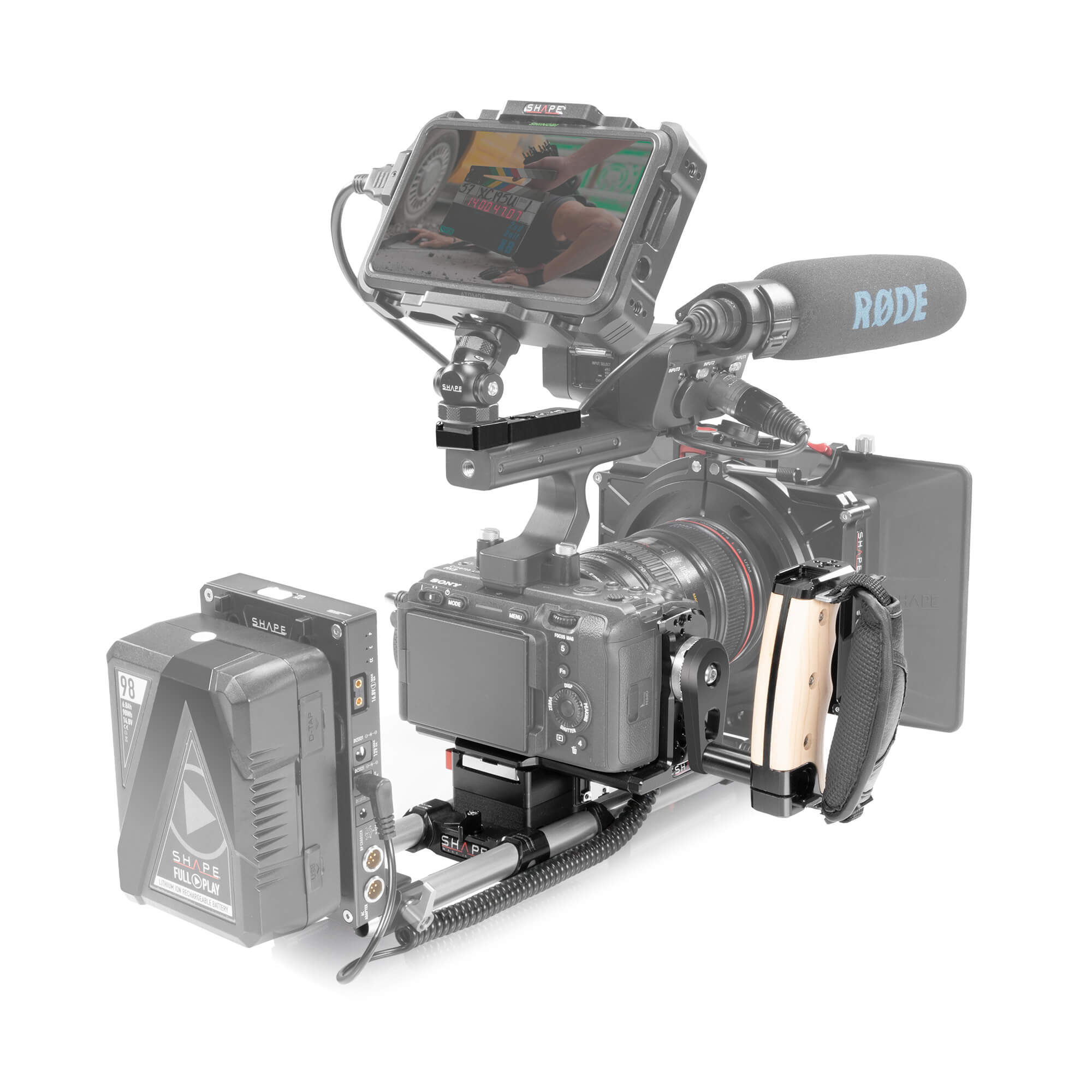 Shape FX3 Cage 15mm LW Rod System