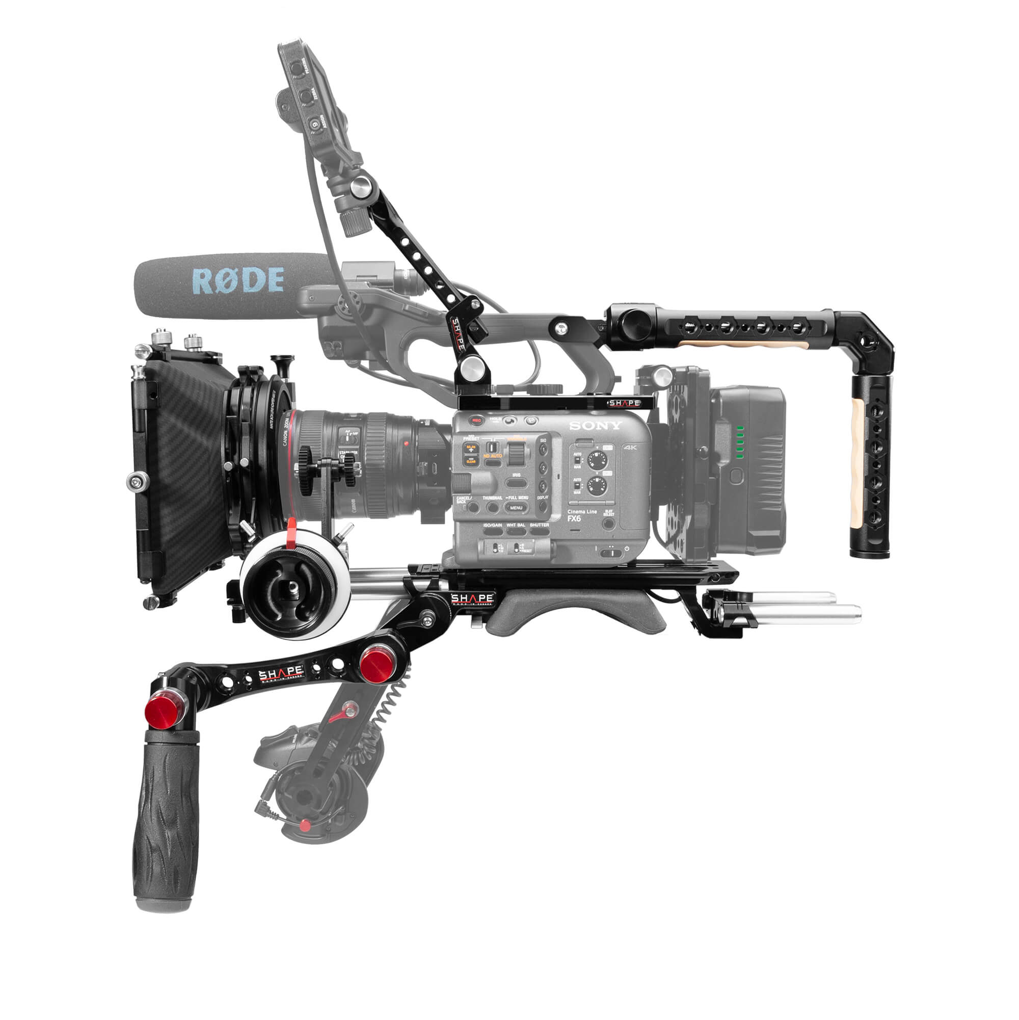 Shape Sony FX6 Kit inc. Baseplate Top H VF MB