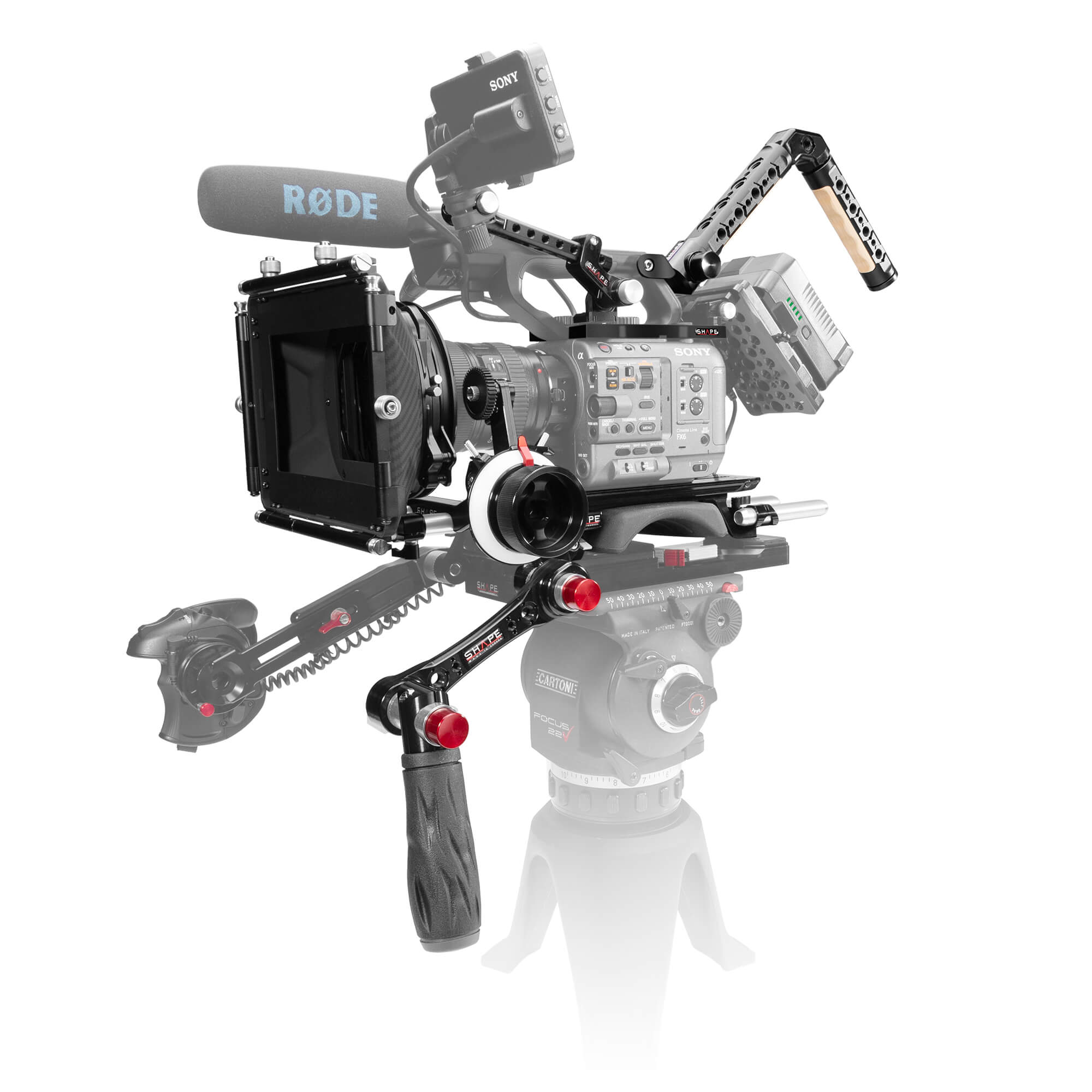 Shape Sony FX6 Kit inc. Baseplate Top H VF MB