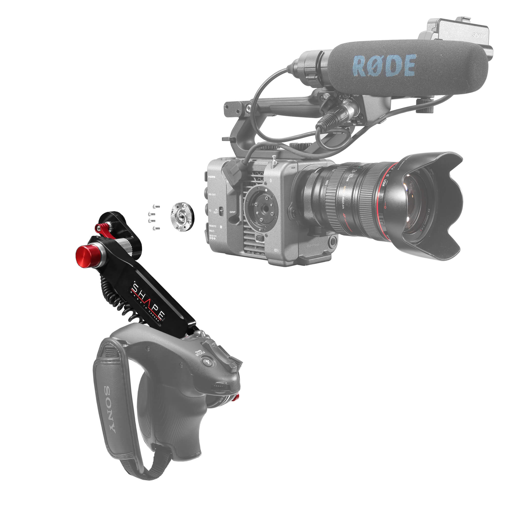 Shape Sony FX6 Remote Extension Handle and cable
