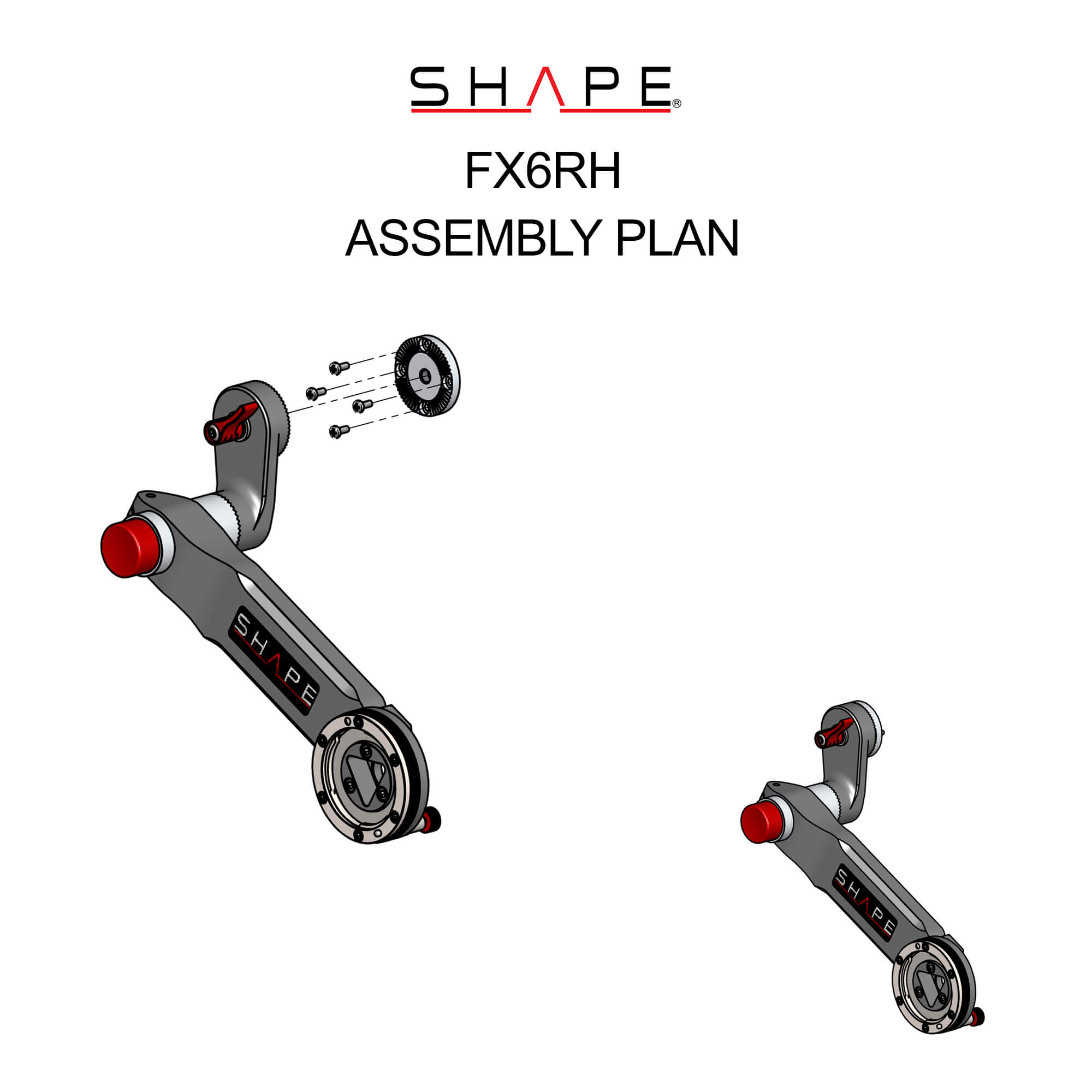 Shape Sony FX6 Remote Extension Handle and cable