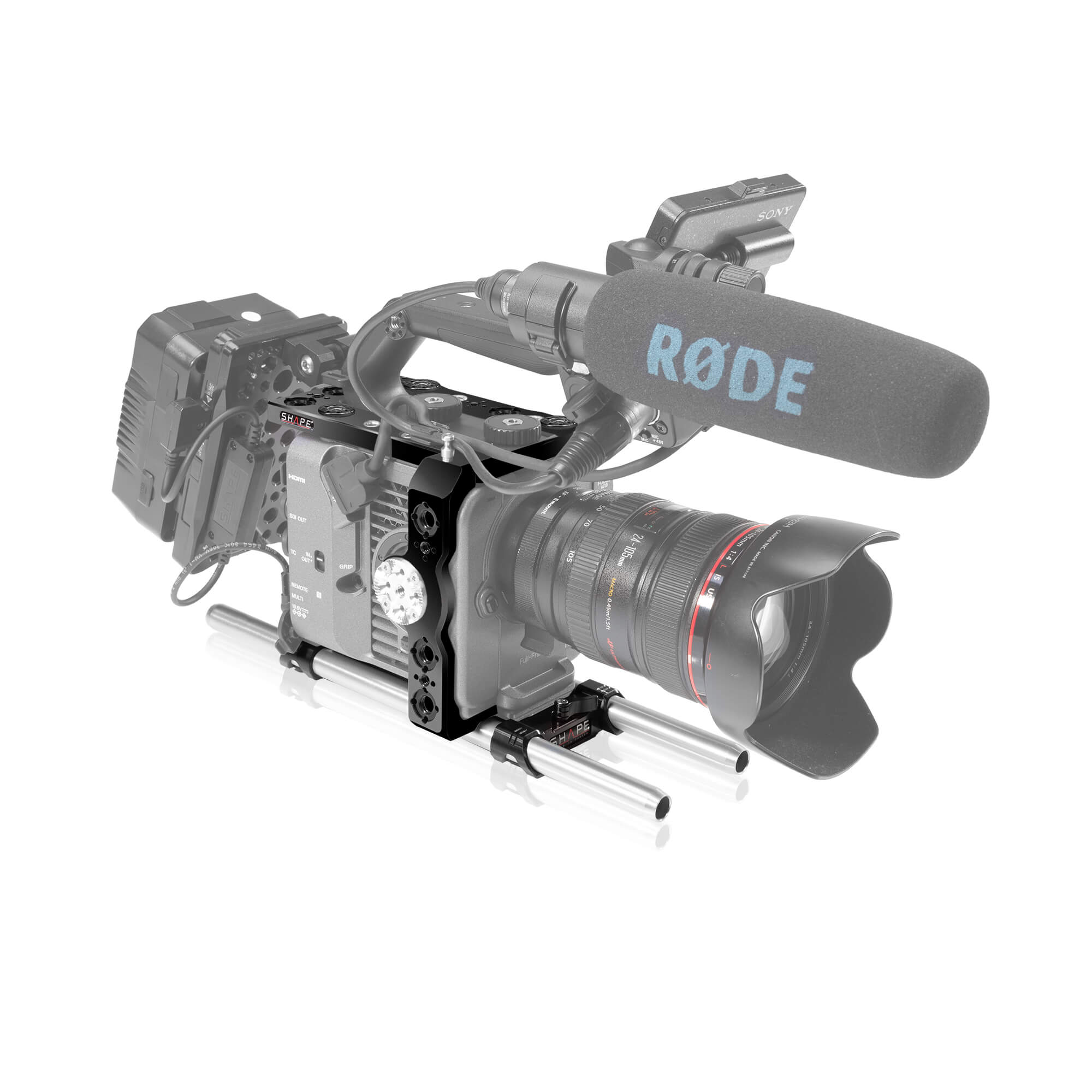 Shape Sony FX6 Camera Cage and 15mm LW rod system