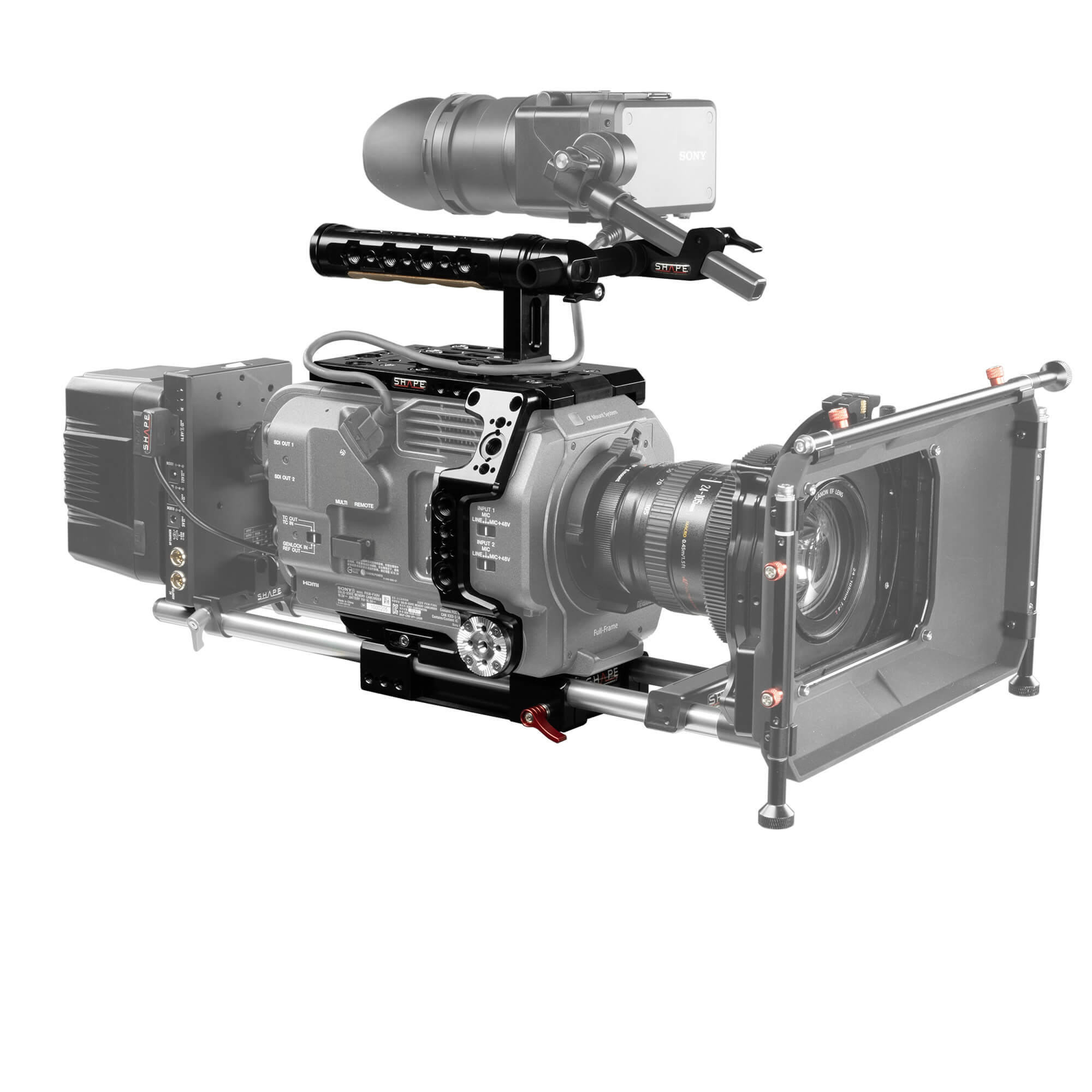 Shape Sony FX9 Cage with Top Handle & EVF Mount