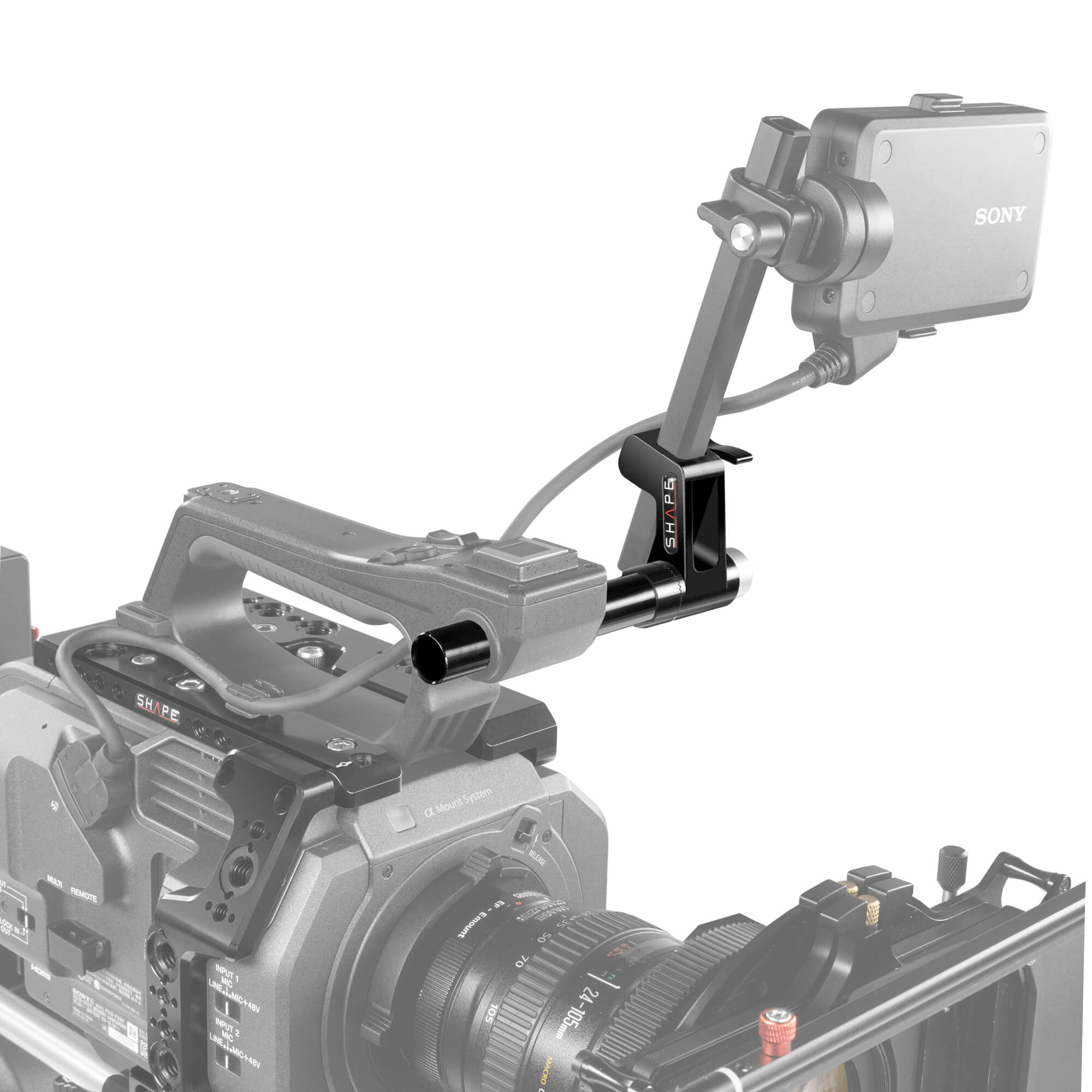 Shape Sony FX9 Push-Button View Finder Mount