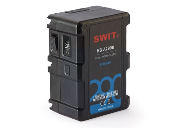 HB-A290B 290Wh 28.8V B-mount B16V D-tap and USB-C/USB-A