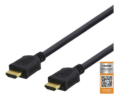 DELTACO HDMI-kaapeli High-Speed Premium, 2 m