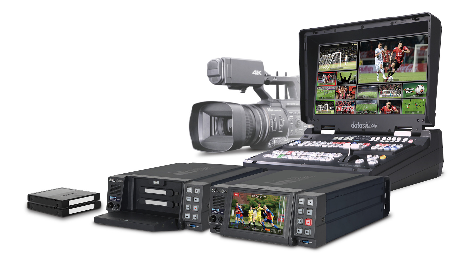 Datavideo HDR-80 4K ProRes videotallennin